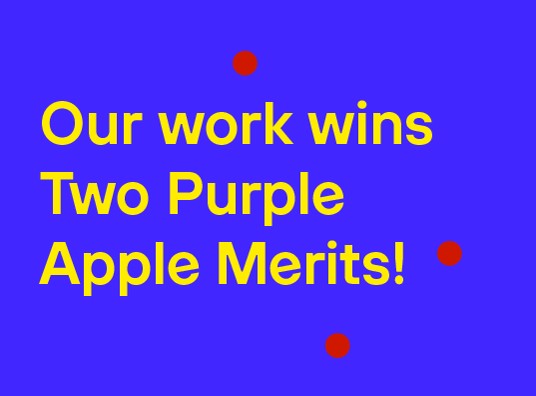 True’S Work Wins Two Purple Apple Merits! Cover