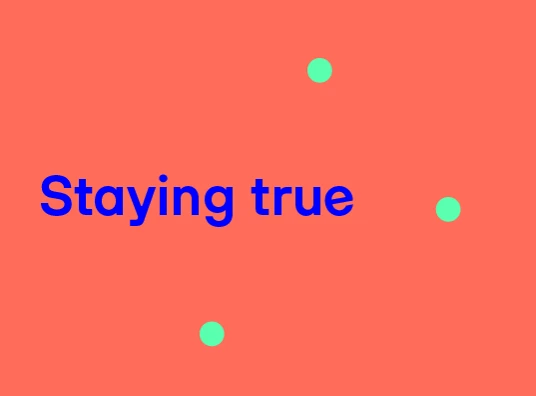 Staying True Cover