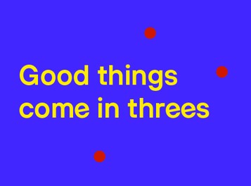 Good Things Come In Threes Cover